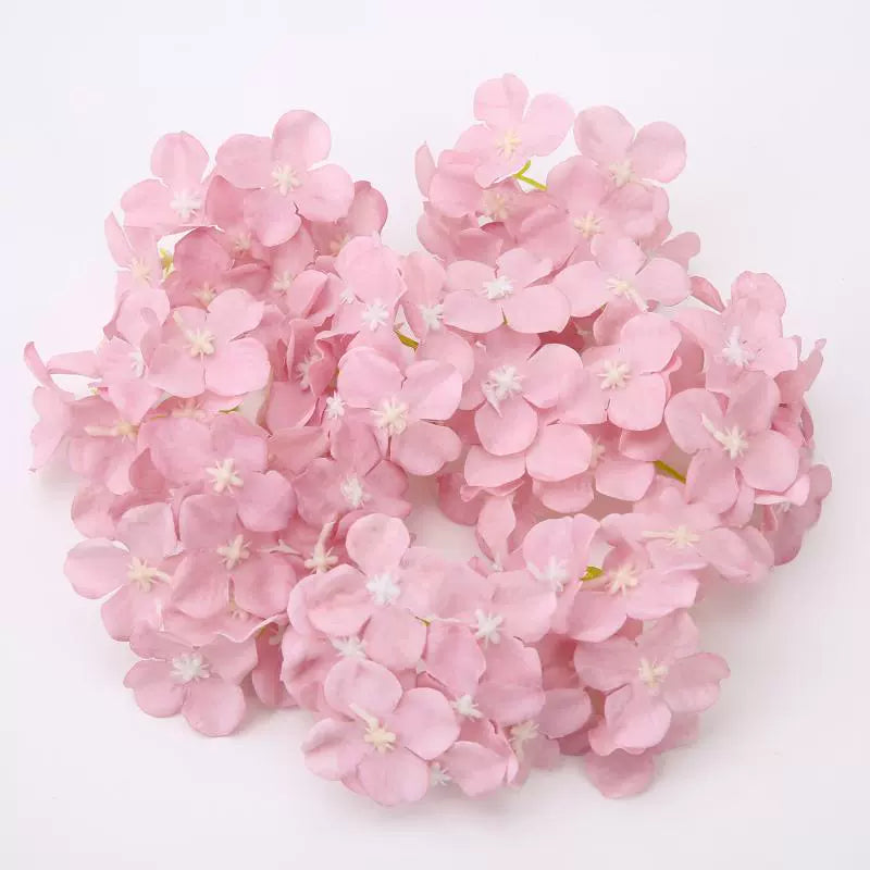 5cm Silk Hydrangea Flower Heads Pack 30
