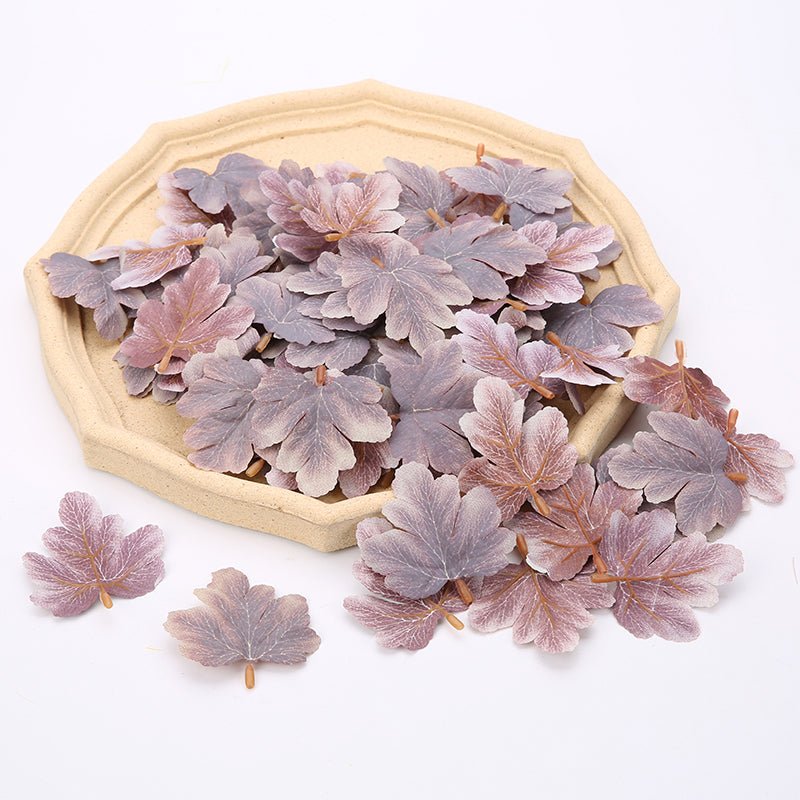 30pcs Artificial Autumn Leaves for Decoration