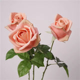 Load image into Gallery viewer, Artificial Real Touch Gemini Rose Stem (66cm)