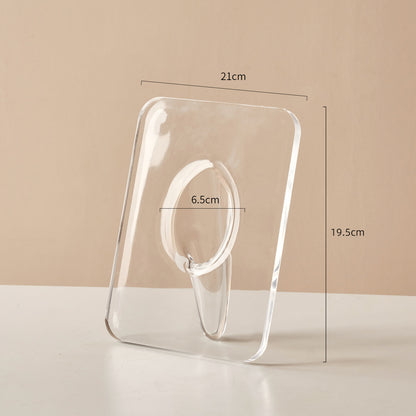 Vase cadre en acrylique transparent moderne