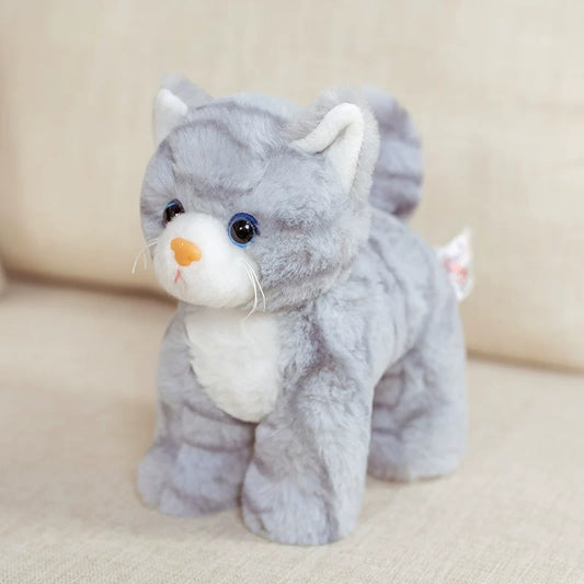 Peluche chat debout toute douce de 7 po