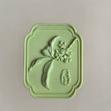 Load image into Gallery viewer, 30Pcs Green Floral Wax Seal Stickers