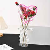 Load image into Gallery viewer, 50pcs Heart Print Clear Bouquet Sleeves Bags