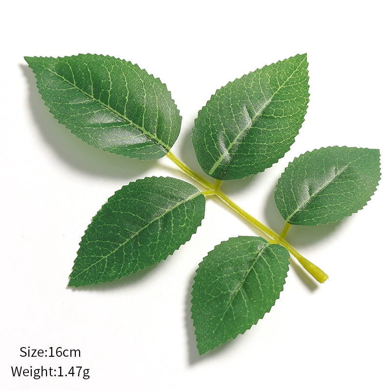 Artificial Foliage Green Leaves Pack 100