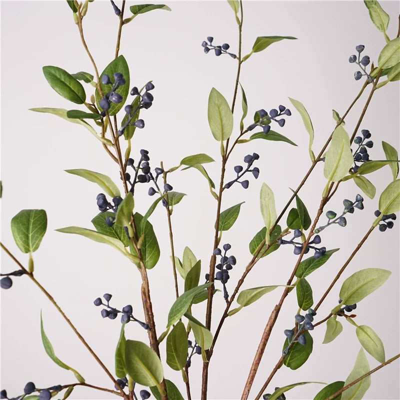 30" Artificial Huckleberry Greenery Branch