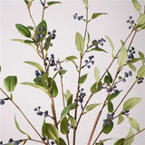 Load image into Gallery viewer, Artificial Huckleberry Greenery Branch (75cm)