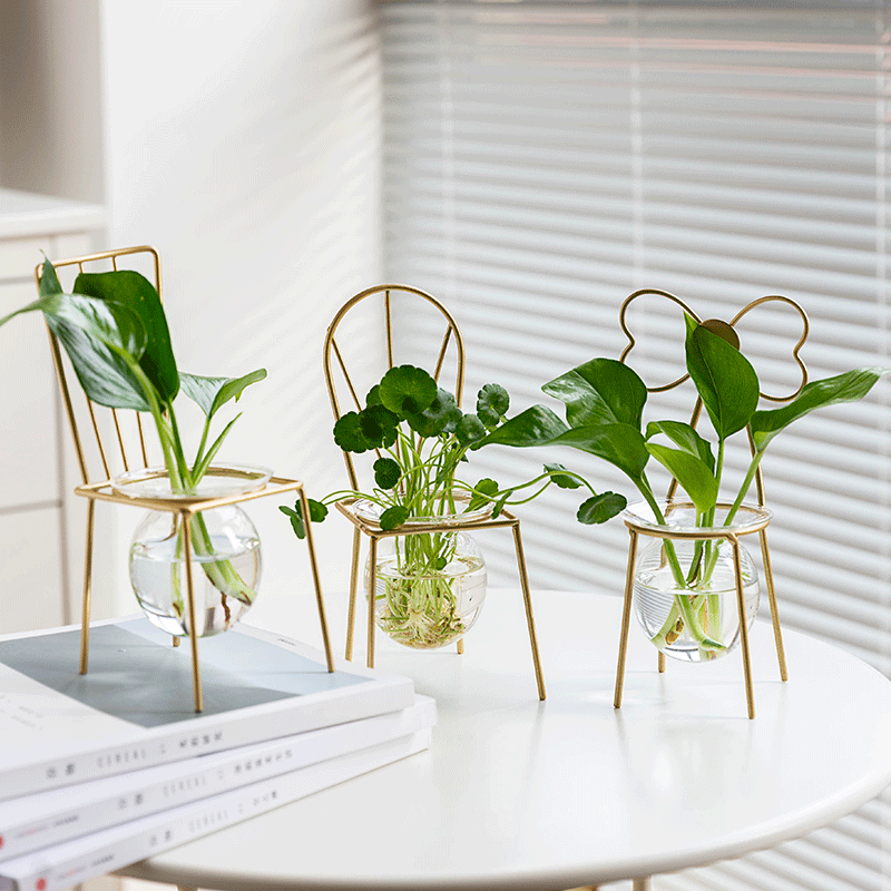 hydroponic plant vases Chair-Shaped Hydroponic Plant Vase