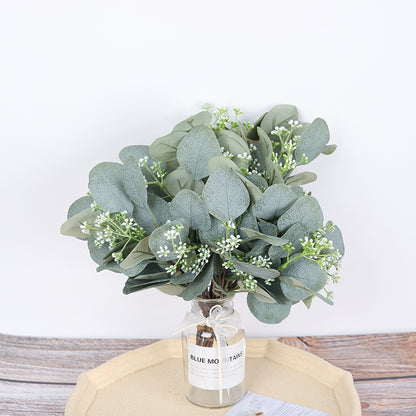 11 Inch Artificial Eucalyptus Leaves Stems 5pcs