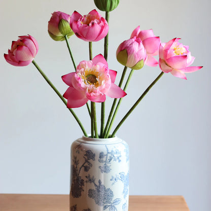 Artificial Pink Lotus Flower Stem