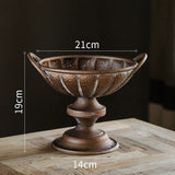 Load image into Gallery viewer, Rustic Antique Bronze Iron Urn Vase