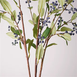 Load image into Gallery viewer, Artificial Huckleberry Greenery Branch (75cm)