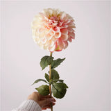 Load image into Gallery viewer, Soft Pink Artificial Dahlia Stem (57cm)