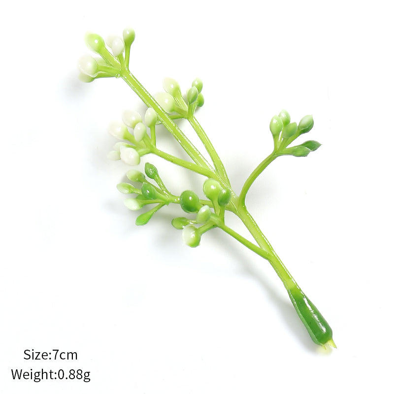 50pcs Artificial Foliage Fake Berries Stems