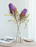 Load image into Gallery viewer, Real Dried Preserved Banksia Flower with Foliage