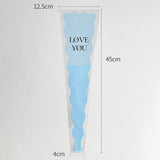 Load image into Gallery viewer, LOVE YOU Single Stem Flower Sleeves Pack 50