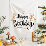 Load image into Gallery viewer, Happy Birthday Backdrop Banner (150Wx200Hcm)