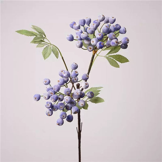 26" Real Touch Artificial Wild Berry Stem