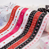 Load image into Gallery viewer, LOVE Heart Print Valentine’s Day Ribbon (2.5cmx25Yd)