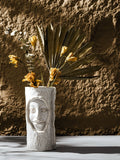 Load image into Gallery viewer, Modern Artistic White Ceramic Face Vase