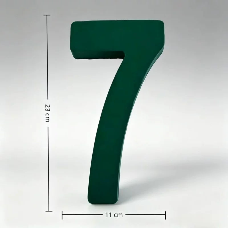 Compact 3D Number Floral Foam