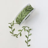 Load image into Gallery viewer, 10 Meters Golden Silver Leaf Ribbon for Crafts