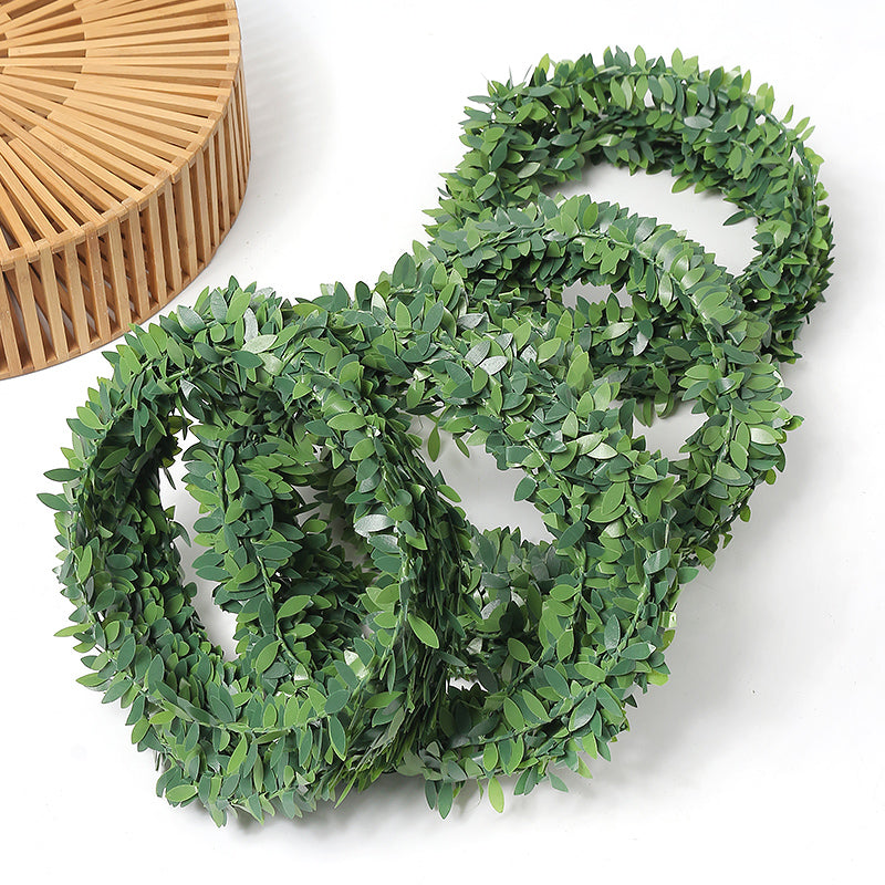 Artificial Green Vines Garland with Iron Wire 7.5m