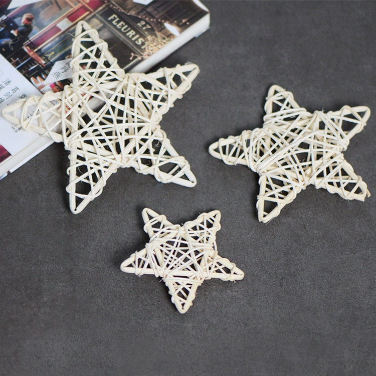 White Wicker Rattan Star For DIY Decor