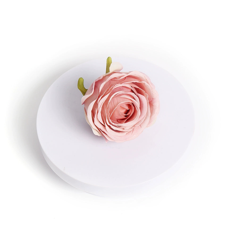 6cm Artificial Silk Rose Flower Heads Pack 30