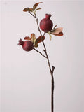 Load image into Gallery viewer, Artificial Dried Pomegranate Fruit Stem (53cm)