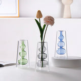 Load image into Gallery viewer, Tapered Double-Walled Colored Glass Vase
