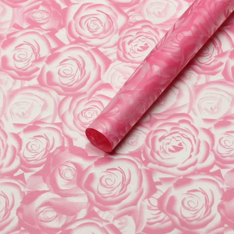 20pcs Rose Cellophane Wrap for Valentine's Day (57x57cm)