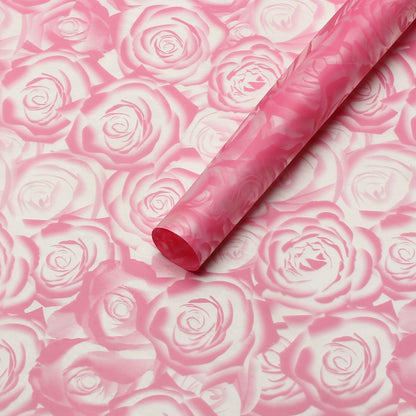 20pcs Rose Cellophane Wrap for Valentine's Day (57x57cm)