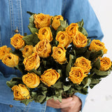 Load image into Gallery viewer, 20-Stem Real Dried Rose Flower Bouquet