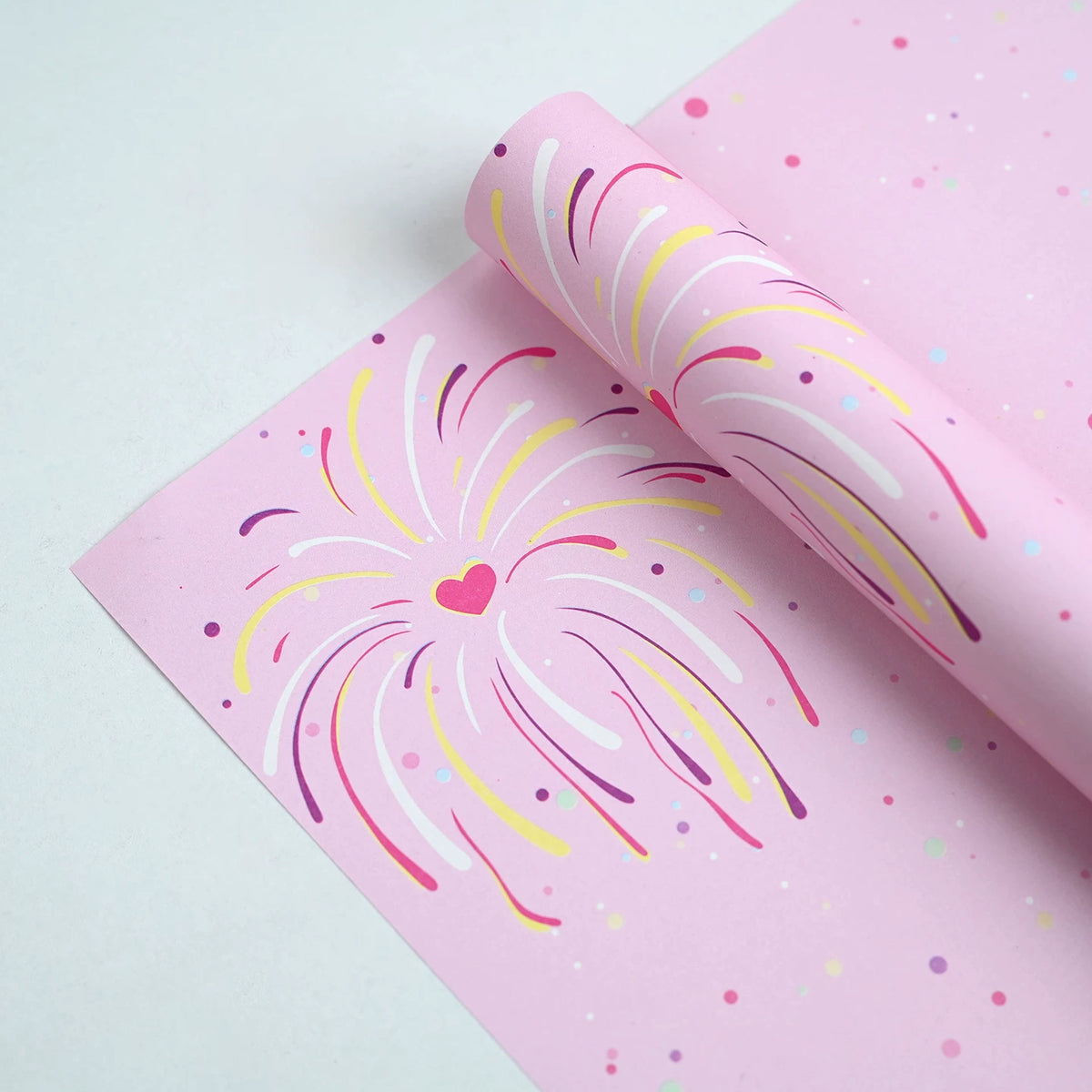20pcs Fireworks Print Flower Wrap Paper (30x50cm)