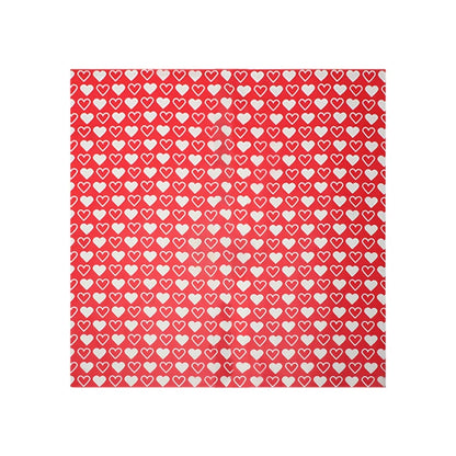 20pcs Heart Patterned Bouquet Cellophane Wrap (57x57cm)