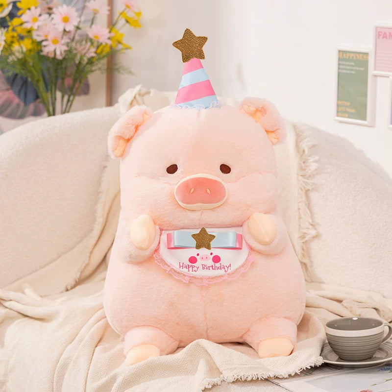12" Birthday Soft Piglet Plush Toy