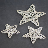 Load image into Gallery viewer, White Wicker Rattan Star For DIY Decor