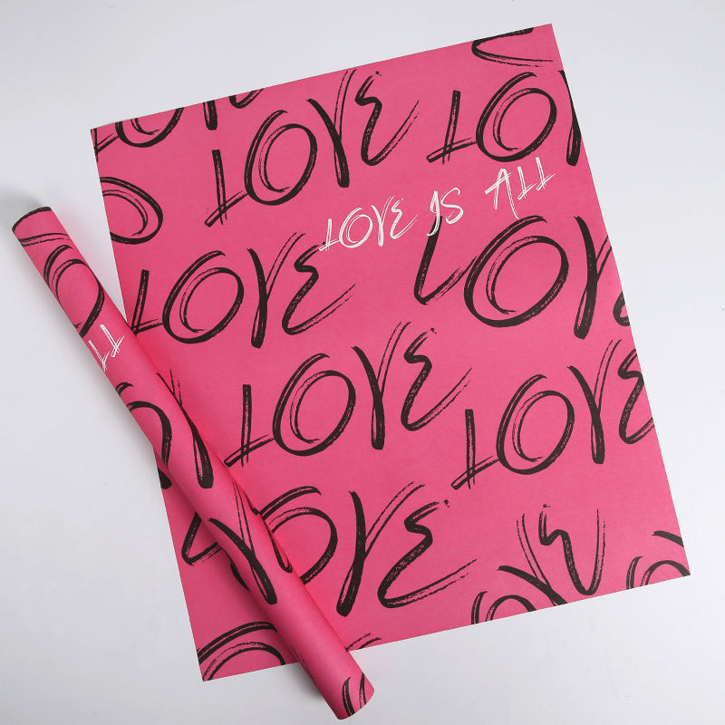 20pcs LOVE Flowers Bouquet Paper (50x58cm)
