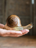 Load image into Gallery viewer, Realistic Faux Snail Ornament for Planters