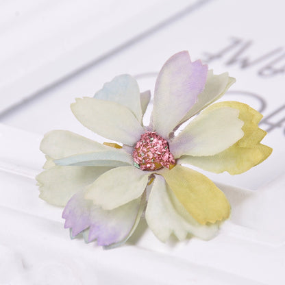 4.5cm Silk Flower Heads for Crafting Pack 100