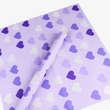 Load image into Gallery viewer, 20pcs Valentine&#39;s Day Heart Print Floral Wrap Paper (58x58cm)