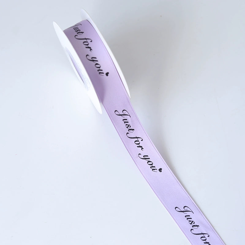 Ruban en coton JUST FOR YOU (2,5 cm x 9,1 m)