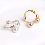 Load image into Gallery viewer, Faux Pearl Napkin Rings (Set of 10)
