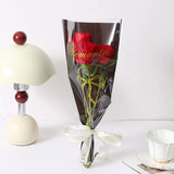 Load image into Gallery viewer, 50pcs Gold Bow Print Bouquet Sleeves Bags