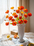 Load image into Gallery viewer, Artificial Poppy Spray Fake Flowers