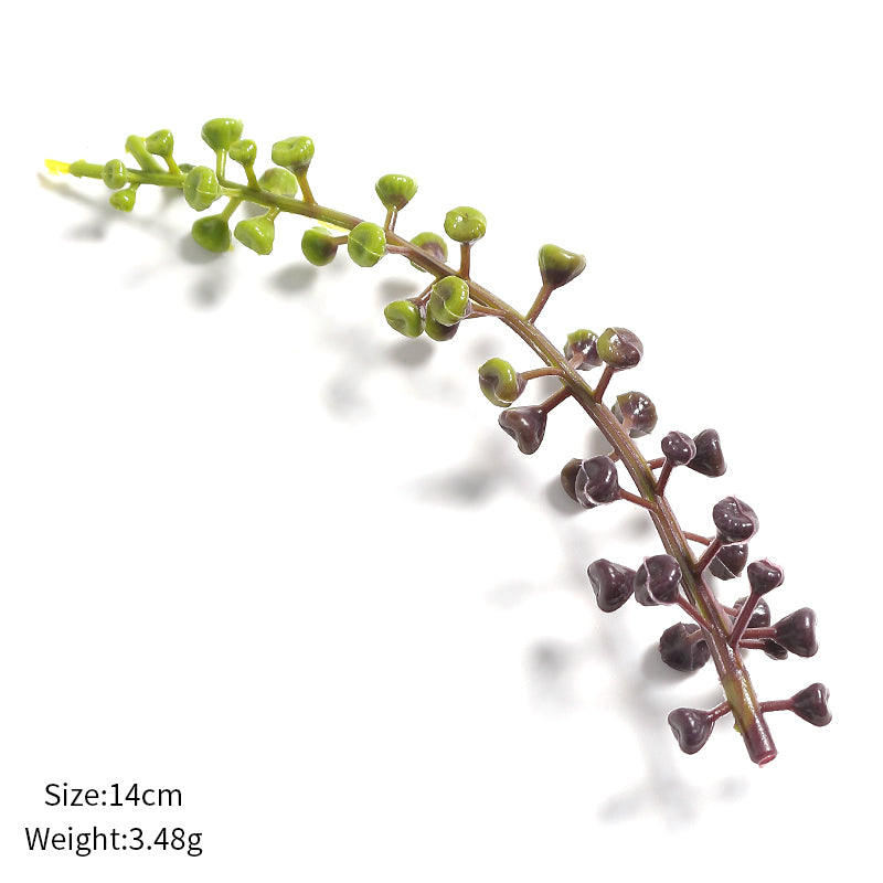 50pcs Artificial Foliage Fake Berries Stems