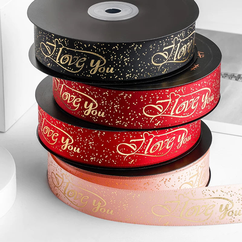 Love Sparkle Valentine's Day Ribbon (2.5cmx25Yd)