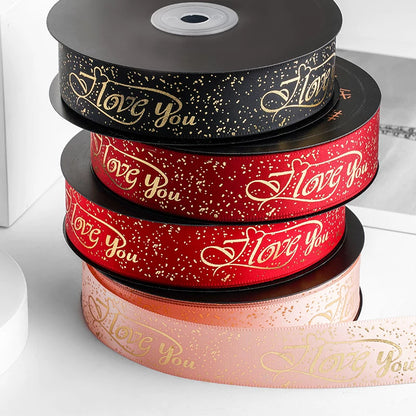Love Sparkle Valentine's Day Ribbon (2.5cmx25Yd)