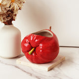 Load image into Gallery viewer, Cute Red Apple Mini Ceramic Plant Pot