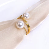 Load image into Gallery viewer, Faux Pearl Napkin Rings (Set of 10)